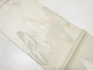 アンティーク　壷垂れ模様織り出し袋帯(材料)